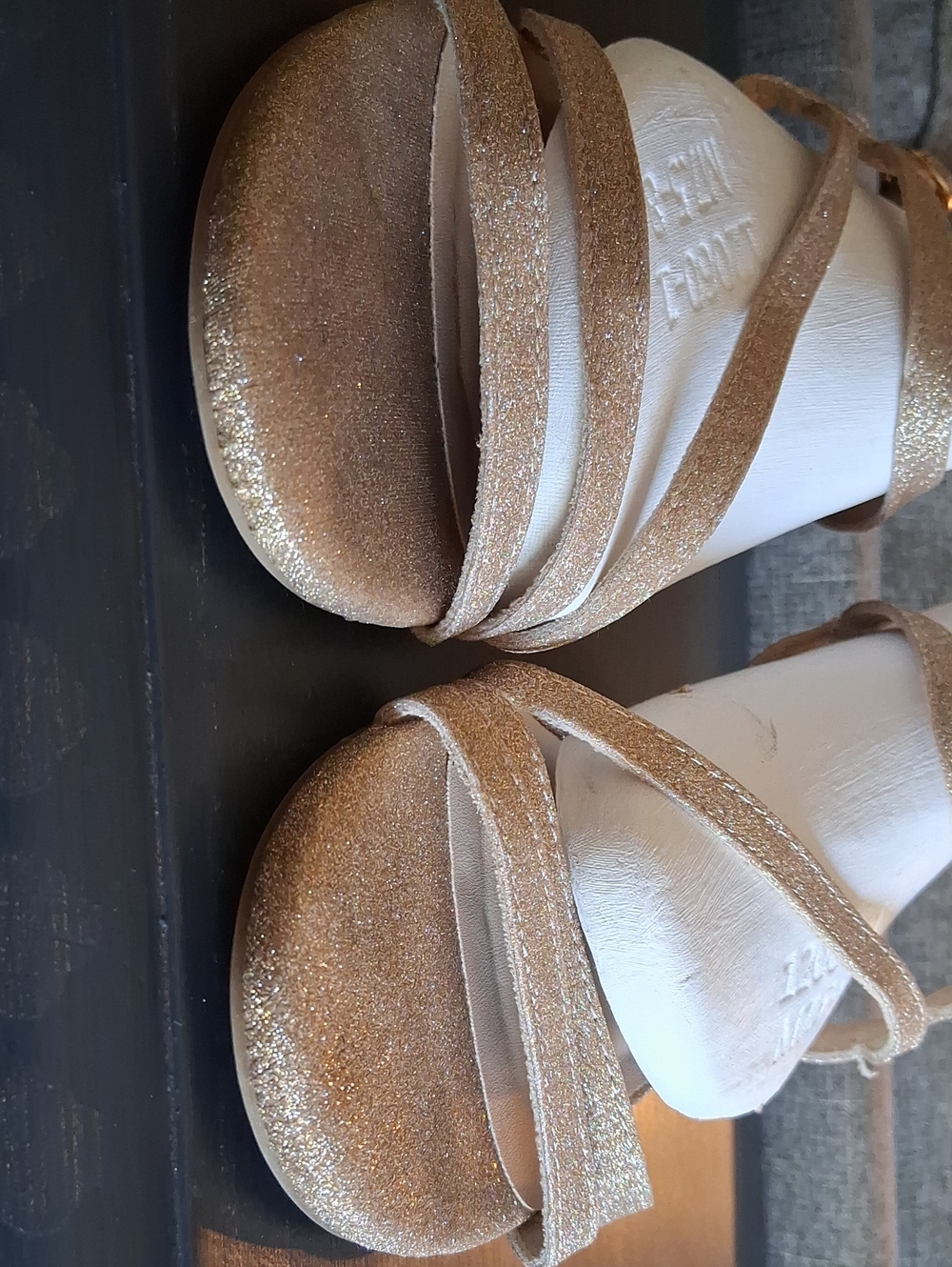 Dream Pairs Glitter Strappy Sandals — Gold - Picture 13 of 13